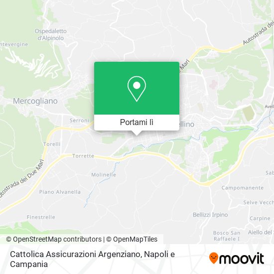 Mappa Cattolica Assicurazioni Argenziano