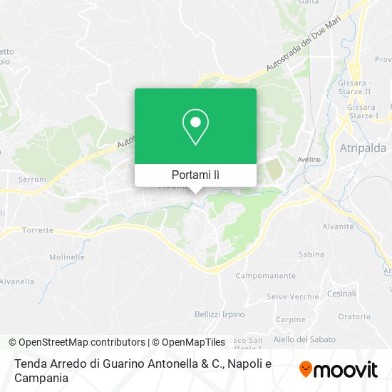 Mappa Tenda Arredo di Guarino Antonella & C.