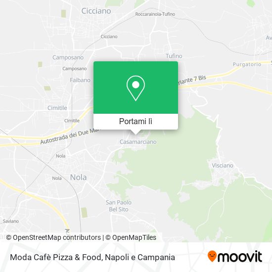 Mappa Moda Cafè Pizza & Food