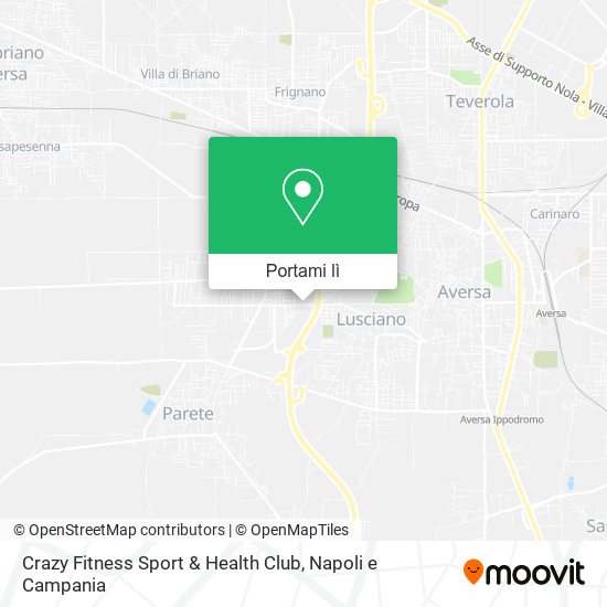Mappa Crazy Fitness Sport & Health Club