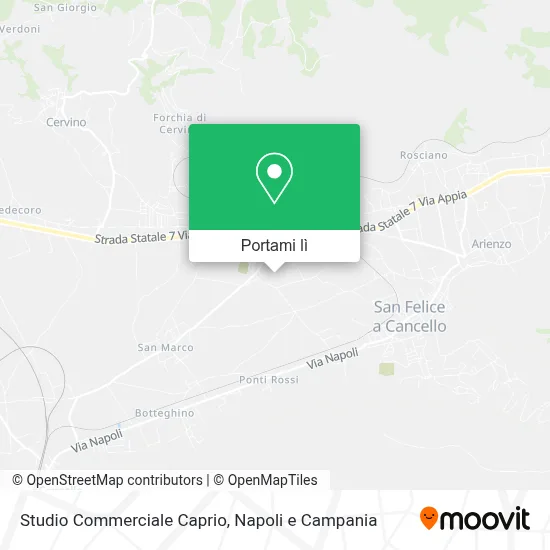 Mappa Studio Commerciale Caprio