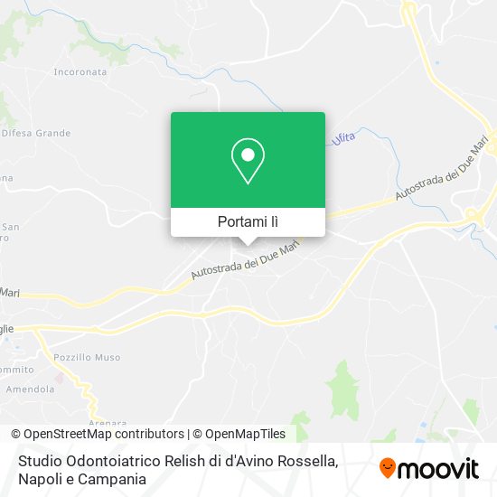 Mappa Studio Odontoiatrico Relish di d'Avino Rossella
