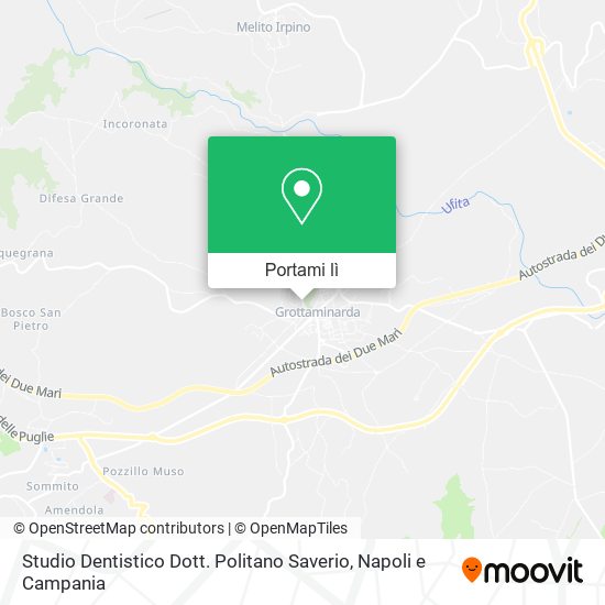 Mappa Studio Dentistico Dott. Politano Saverio