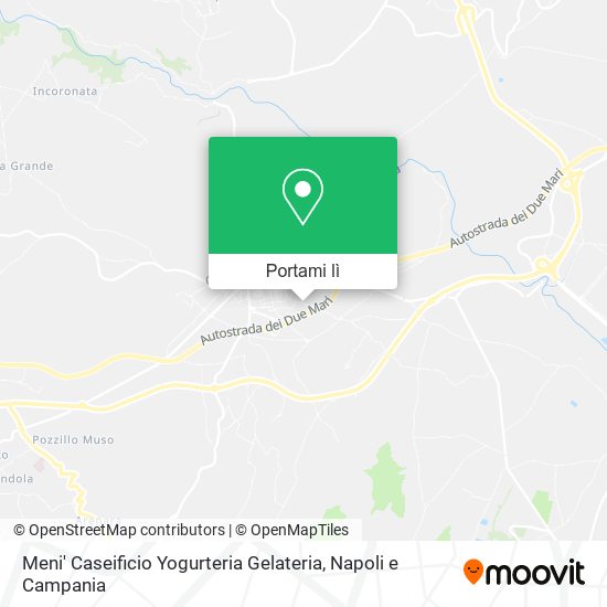 Mappa Meni' Caseificio Yogurteria Gelateria