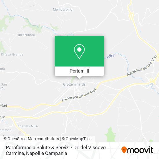 Mappa Parafarmacia Salute & Servizi - Dr. del Viscovo Carmine