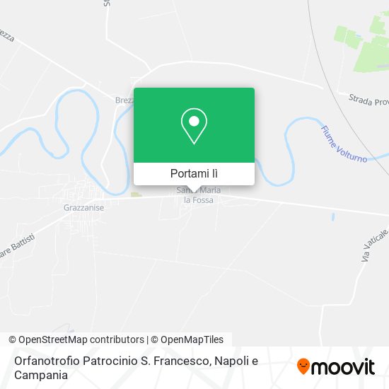 Mappa Orfanotrofio Patrocinio S. Francesco