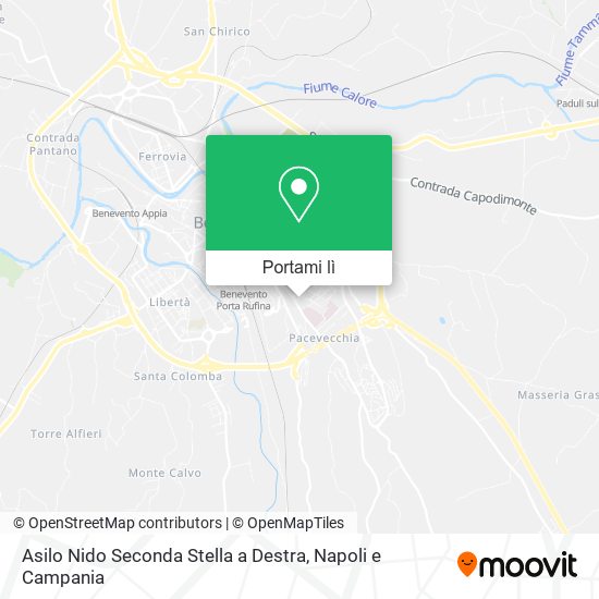 Mappa Asilo Nido Seconda Stella a Destra