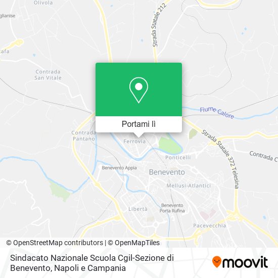 Mappa Sindacato Nazionale Scuola Cgil-Sezione di Benevento