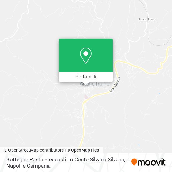 Mappa Botteghe Pasta Fresca di Lo Conte Silvana Silvana