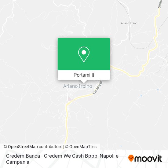 Mappa Credem Banca - Credem We Cash Bppb