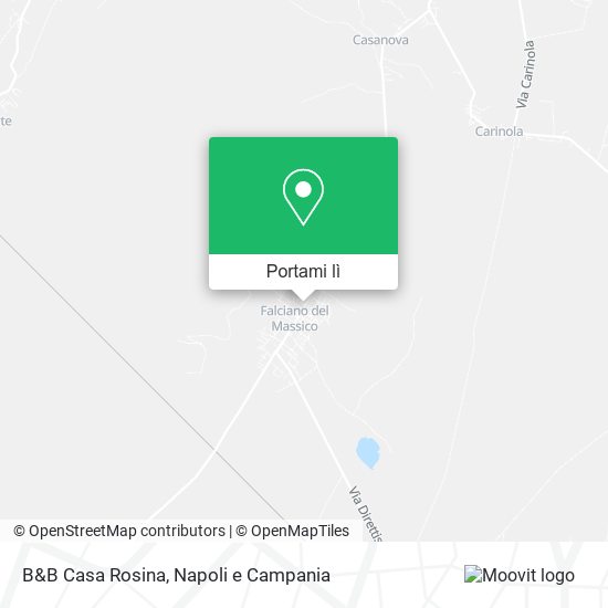 Mappa B&B Casa Rosina