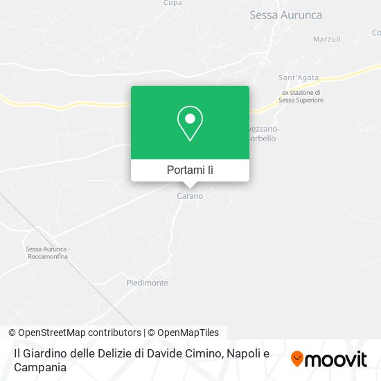 Mappa Il Giardino delle Delizie di Davide Cimino