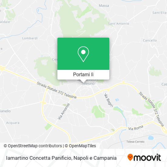 Mappa Iamartino Concetta Panificio