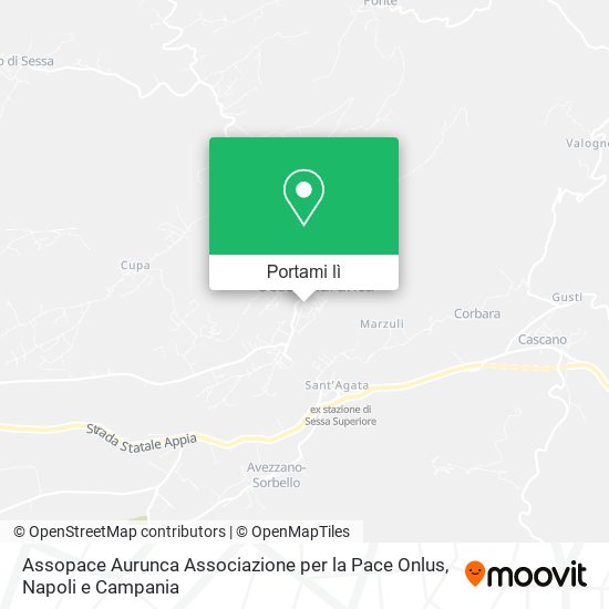 Mappa Assopace Aurunca Associazione per la Pace Onlus