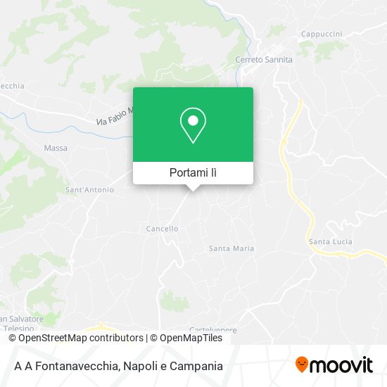 Mappa A A Fontanavecchia