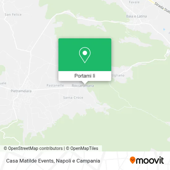 Mappa Casa Matilde Events