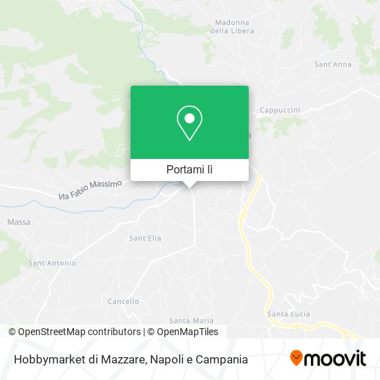 Mappa Hobbymarket di Mazzare