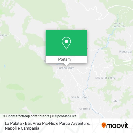 Mappa La Palata - Bar, Area Pic-Nic e Parco Avventure