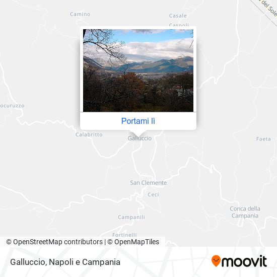 Mappa Galluccio