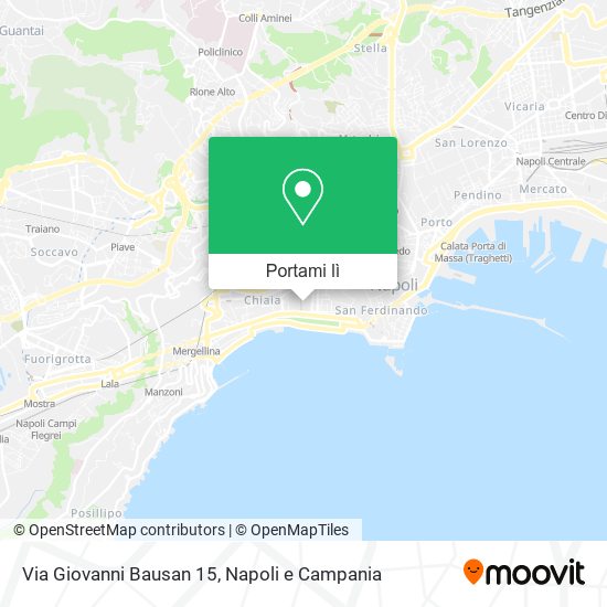 Mappa Via Giovanni Bausan  15