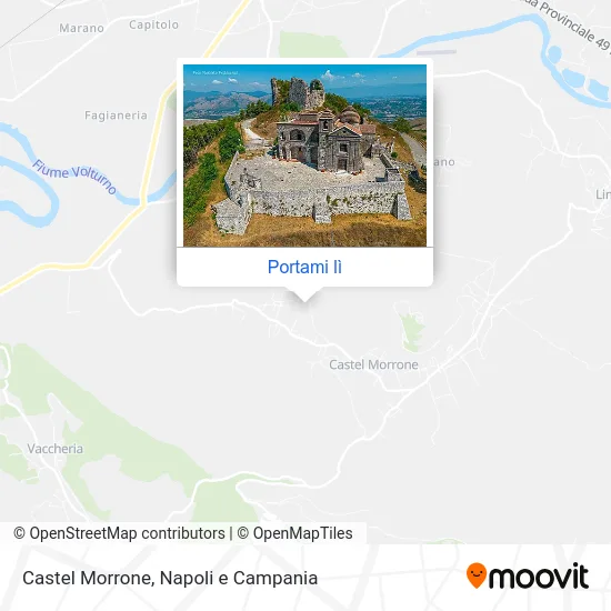 Mappa Castel Morrone