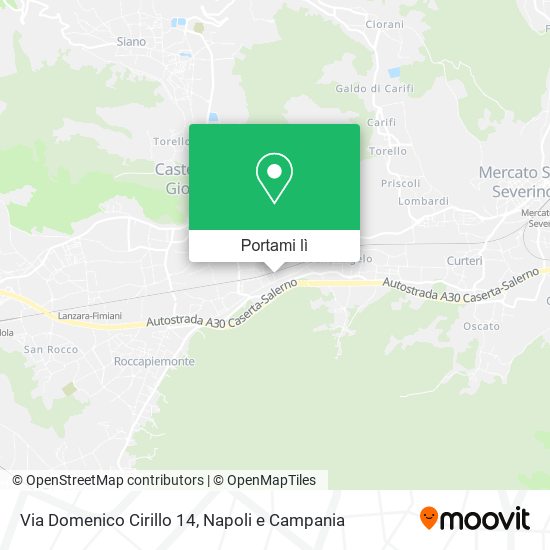 Mappa Via Domenico Cirillo  14