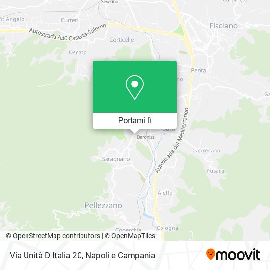 Mappa Via Unità D Italia  20