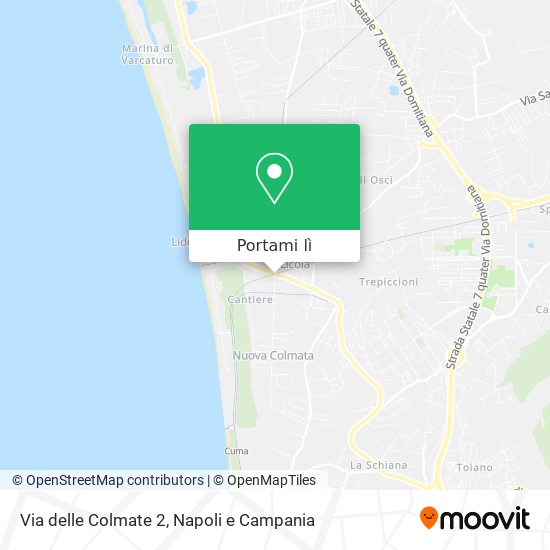 Mappa Via delle Colmate 2