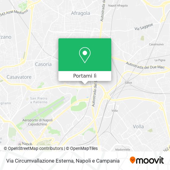Mappa Via Circumvallazione Esterna