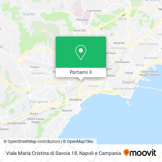 Mappa Viale Maria Cristina di Savoia 18