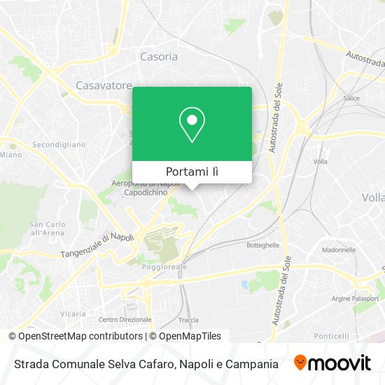 Mappa Strada Comunale Selva Cafaro