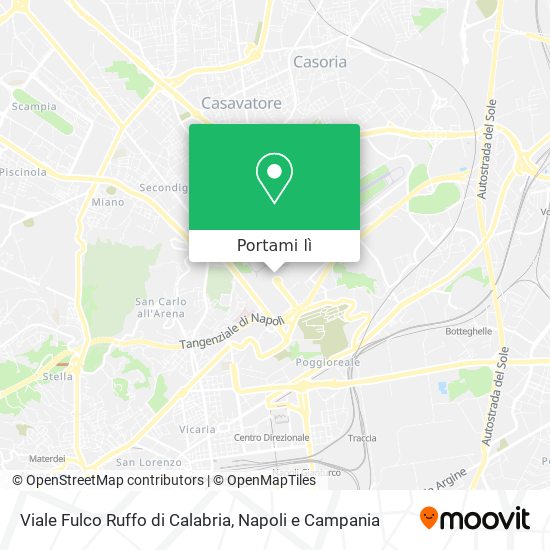 Mappa Viale Fulco Ruffo di Calabria