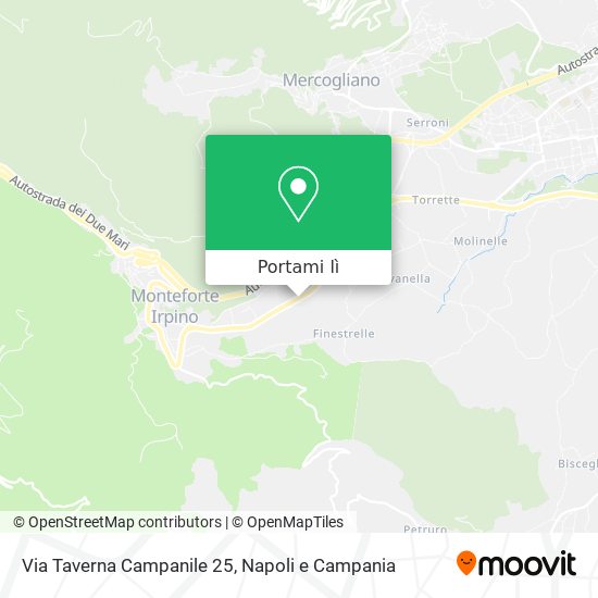 Mappa Via Taverna Campanile 25