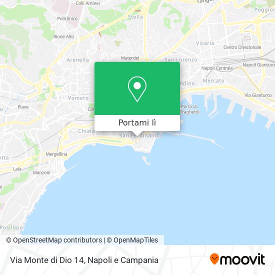 Mappa Via Monte di Dio 14