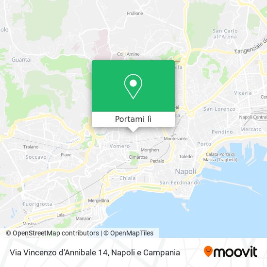 Mappa Via Vincenzo d'Annibale 14