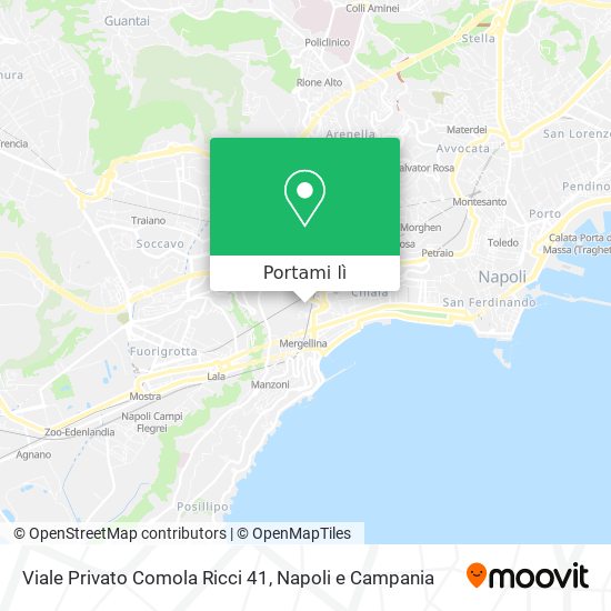 Mappa Viale Privato Comola Ricci 41