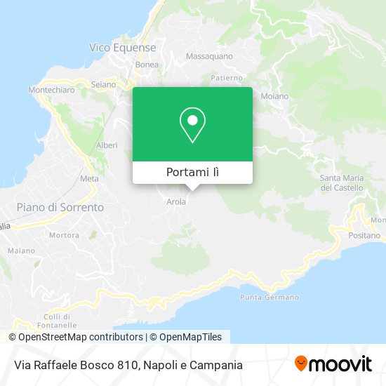 Mappa Via Raffaele Bosco 810