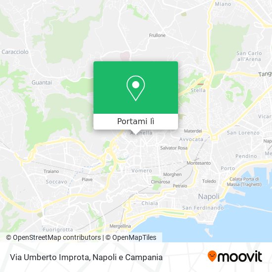 Mappa Via Umberto Improta