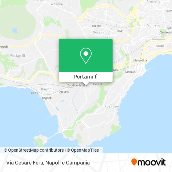Mappa Via Cesare Fera