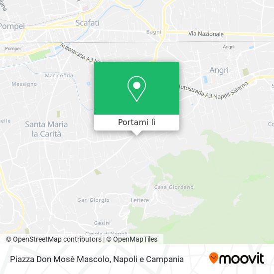 Mappa Piazza Don Mosè Mascolo