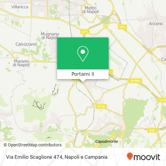 Mappa Via Emilio Scaglione 474