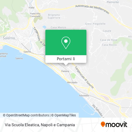 Mappa Via Scuola Eleatica