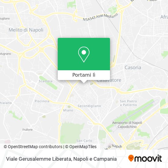 Mappa Viale Gerusalemme Liberata
