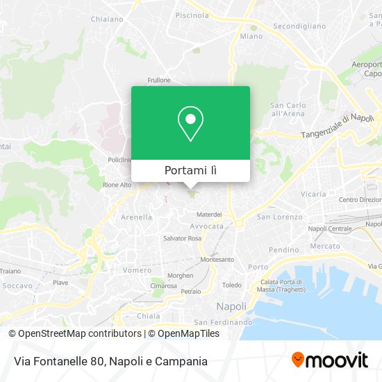 Mappa Via Fontanelle 80
