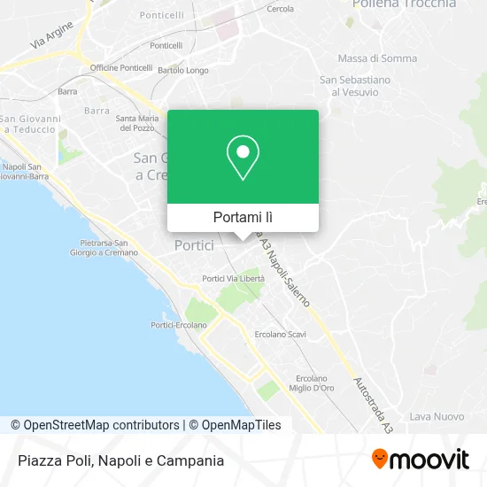 Mappa Piazza Poli