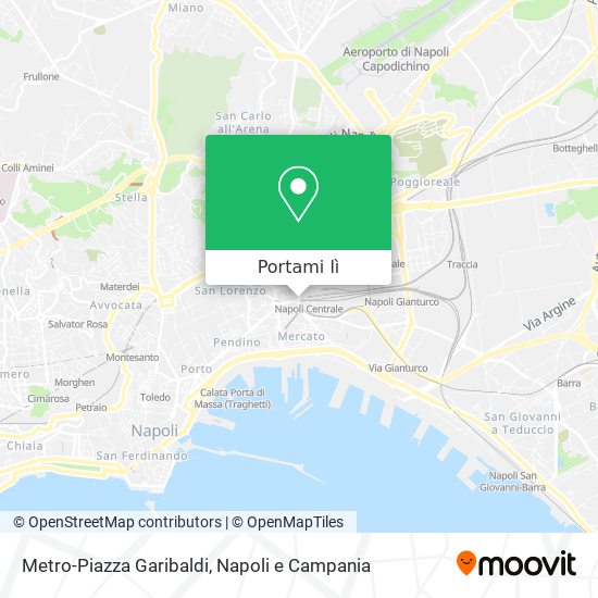 Mappa Metro-Piazza Garibaldi