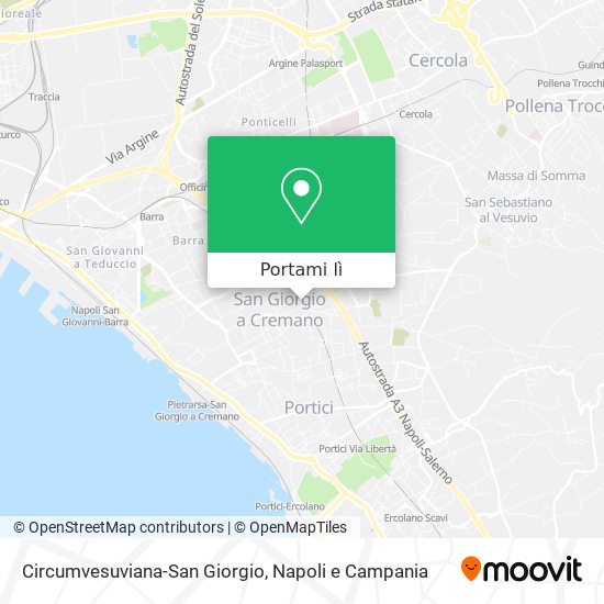 Mappa Circumvesuviana-San Giorgio