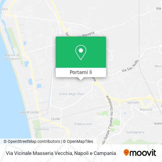 Mappa Via Vicinale Masseria Vecchia
