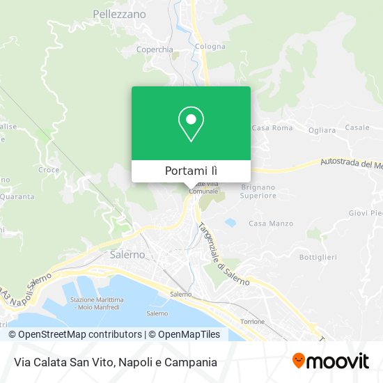 Mappa Via Calata San Vito