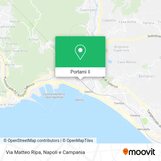 Mappa Via Matteo Ripa